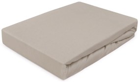 JERSEY PRESTIERADLO 90X200 CM HNEDÁ