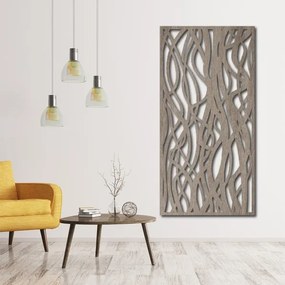 Drevený obraz na stenu s motívom vetiev - HARABASO: Prírodná preglejka - Topoľ  natural 30 x 15 cm 3782-37660 PR0195 HEU+