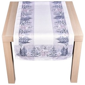 Forbyt Vianočný behúň Zimná nostalgia, 40 x 140 cm