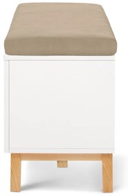 Lavica s úložnými priehradkami