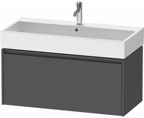 DURAVIT Ketho 2 závesná skrinka pod umývadlo, 1 zásuvka, 984 x 460 x 440 mm, grafit matný, K25078049490000