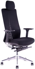 SEGO Kancelárska stolička EGO BLACK & WHITE čalúnenie BASIC čierna