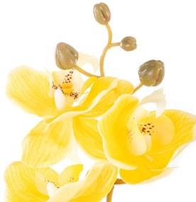 Umelá kvetina FALENI žltá
