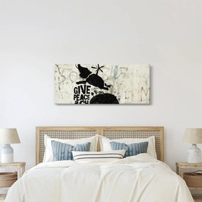 Obraz - Slon nad zemou (120x50 cm)