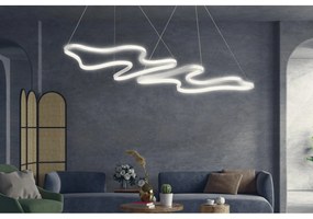 Závesná lampa, Duple Artisan - White Body, White Light