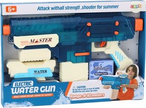 LEAN Toys Vodná pištoľ M416 500 ml na batérie s dosahom 8-10 m