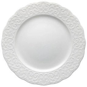 Biely porcelánový tanier Brandani Gran Gala, ⌀ 21 cm