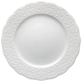 Biely porcelánový tanier Brandani Gran Gala, ⌀ 21 cm
