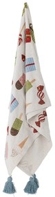 Biela detská deka 130x160 cm Sweets – Bloomingville Mini