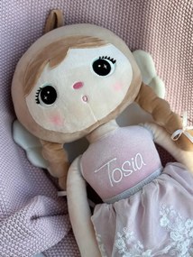 Mojkáčik - Bábika Anjelik ružová XL 70 cm