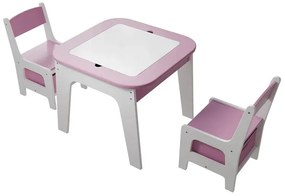 InternetovaZahrada Detský drevený set Milou - ružový