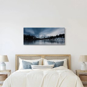 Obraz - Na zamrznutom jazere (120x50 cm)