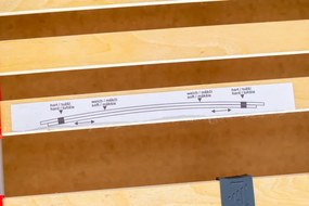 Manželská posteľ s lamelovým roštom ALMA, 200x160, čierná vzor (č.41)