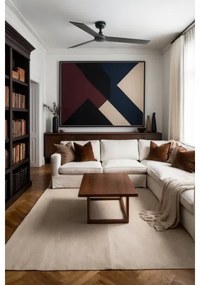 FARO 34298WT - Stropný ventilátor RUDDER L čierna/wenge pr. 132 cm WT + DO