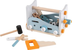 Drevený dielenský stôl s náradím 52 dielov pre deti 3+ ECOTOYS