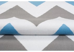 Kusový koberec PP Zero modrý 200x200cm