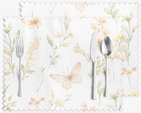 Goldea prestieranie na stôl teflónové - motýlia záhrada - sada 2ks 30 x 40 cm