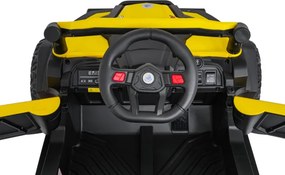 Elektrické autíčko Buggy Madman UTV-MX žlté