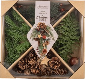 Kreatívna sada DIY CHRISTMAS na výrobu vencov a dekorácií - rôzne varianty