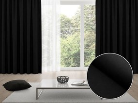 Biante Zatemňovací záves Blackout BKU-116 Čierny - šírka 140 cm 140x250 cm