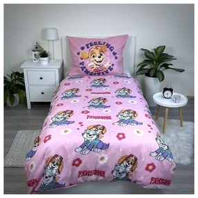 Detské obliečky na jednolôžko z mikrovlákna 140x200 cm Paw Patrol - Jerry Fabrics