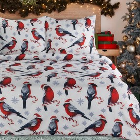 VIANOČNÉ OBLIEČKY Z MIKROVLÁKNA MELODY 160X200 CM, 2 KS 70X80 CM VZOROVANÉ