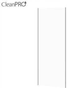 Cersanit Crea, sklenená stena ku sprchovému kútu 80X200, 8mm číre sklo, chrómový profil, S159-009
