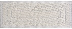 Krémovobiele bavlnené nášľapy na schody v súprave 16 ks 25x65 cm Tablo Krem – Vitaus