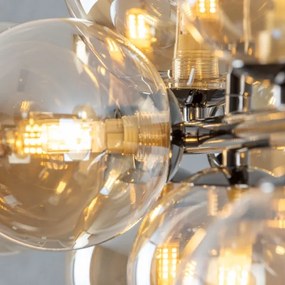 Brilagi - LED Luster na lanku MILLA 10xG9/3W/230V lesklý chróm/zlatá