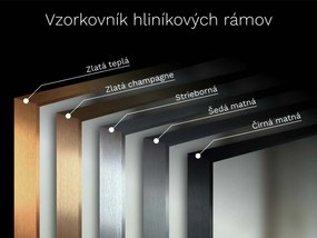 LED zrkadlo v ráme do kúpeľne M3