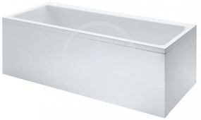 LAUFEN Pro Vaňa do ľavého rohu, 1600 mm x 700 mm, biela – s rámom, senzorové ovládanie, vzduchová masáž H2339560006051