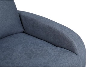 Relaxačné polohovacie TV kreslo FIORE — látka, sivá, nosnosť 130 kg