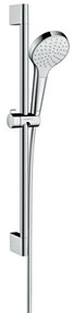 Hansgrohe Croma Select S, sprchová sada 1jet so sprchovou tyčou 65 cm, biela/chrómová, HAN-26564400