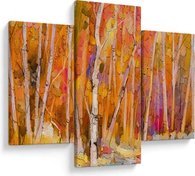 Obraz - Jesenný les (90x60 cm)