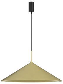 Závesné svietidlo Capital, 1x zlaté kovové tienidlo, (fi 60cm), b