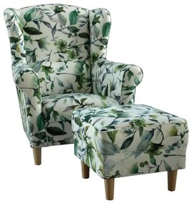 Kreslo s taburetom ASTRID Tempo Kondela