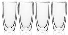 Pohár BASIC Glas Double Wall 330 ml - set 4 ks - 321230