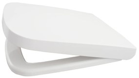 Gamma Viana, toaletná WC doska s pomalým zatváraním, duroplast, EasyClean, biela lesklá, GMA-D6