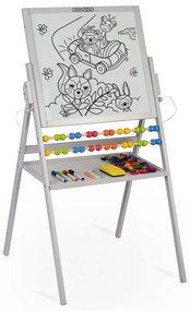 Magnetická otočná tabuľa Ricokids - sivá