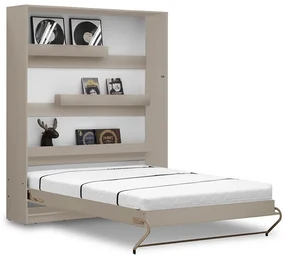 Vertikálna sklápacia posteľ 140x200 New Elegance - congo