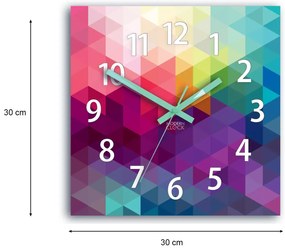 Nástenné hodiny Expressio 30 cm viacfarebné
