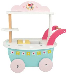 lupilu®  Drevený zmrzlinársky vozík/Pec na pizzu (zmrzlinársky vozík)  (100394095)