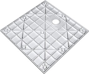 Besco Štvorcová sprchová vanička z SMC kompozitu VEXO MARBLE SQ 80x80 (90x90) BESCO-Rozmery: 80x80