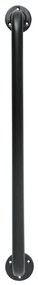 Spirella Držadlo do kúpeľne SAFE, čierna, 60 cm