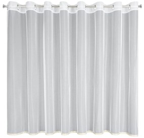 ZÁCLONA NA KRÚŽKOCH CASSIE 300X150 CM BIELA