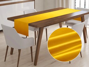 Biante Saténový behúň na stôl polyesterový Satén LUX-014 Kanárikovo žltý 45x120 cm