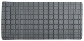 Spirella Protiskluzová podložka do vany QUADROPremium, šedá, 36 x 76 cm