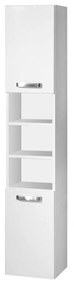 Mereo, Leny, kúpeľňová skrinka vysoká 33x25x170 cm, biela, ľavá, MER-CN814