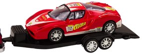 LEAN TOYS Súprava pick-upu s odťahovým návesom so športovým autom