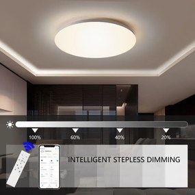 Brilagi - LED Stmievateľné stropné svietidlo SMART LED/24W/230V Wi-Fi Tuya + DO